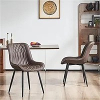 Younike Dining Chairs Set Of 2 Faux Leather