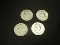 Silver Franklin Half Dollars, 4