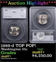 ***Auction Highlight*** 1989-d Washington Quarter