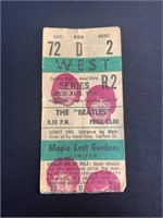 Beatles $5.00 Maple Leaf Gardens Ticket Stub