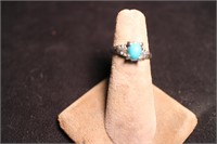 Blue Stone Ring Size 6