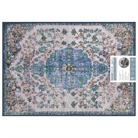 R399  GelPro Kitchen Rug, 24"x34", Taryn Blue