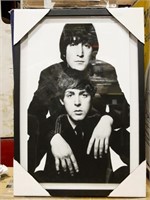 Beatles B & W VINTAGE COLLECTOR FRAME