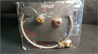 NIP Image Necklace & Earrings