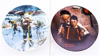 Lot 2 Collector Plates - Norman Rockwell & Dreams