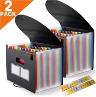 C6438  PHANCIR Accordion File Organizer, 24 Pocket