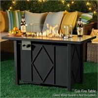 43 in 50,000 BTU Outdoor Propane Gas Fire Table Wa