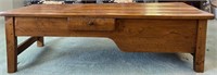 320 - SOLID WOOD COFFEE TABLE