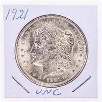 USA 1921 Silver Morgan Dollar UNC