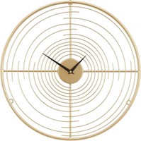 FB2517  Deco 79 Swirl Wall Clock 20" x 2