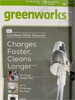 GREENWORKS CORDLESS VAC