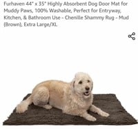 XL Muddy Paws Dog Floor Mat 35x44"