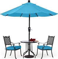 FB2541  ABCCANOPY Patio Umbrella 7.5FT Turquoise