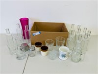 Box Lot - Glasses, Bottles, Vases & MORE