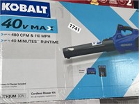 KOBALT CORDLESS BLOWER KIT