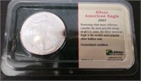 2007 American Silver Eagle-uncirculated condition