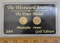 2004 US Peace Medal coins set