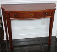 Inlaid Wooden Entry Table