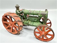 Original antique cast-iron toy tractor