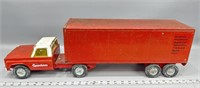 Vintage Nylint Gambles truck and trailer