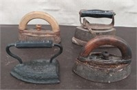 Box 4 Vintage Sad Irons
