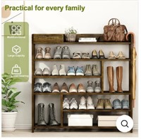 FB2505  Bamworld Shoes Rack Shelf Organizer 5 Tier