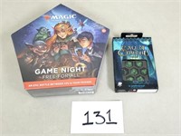 New Magic the Gathering Game Night + Dice Set