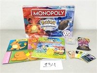 Sealed Pokemon Monopoly + Cards, Origami Book