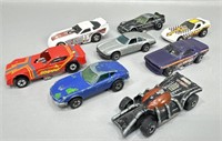 (8) 1970s hot wheel cars Hershey, Corvette,