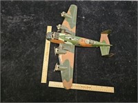 MAR TOYS Camoflauge  Army metal toy airplane