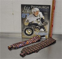 Sidney Crosby board picture, ties