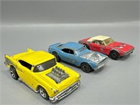 (3) 1960s and 70s hot wheels redline and others