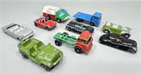 Vintage tootsie toy and other cars