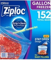 Ziploc $39 Retail Gallon Freezer Bags (152 ct.)