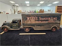 Buddy L Toy Metal Webb's Moving Truck