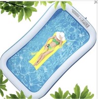 Santabay $93 Retail 10' Inflatable Pool, 
 Above