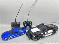 (2) remote control cars (tested little beats
