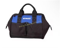 Kobalt Blue Black Polyester Tool Bag