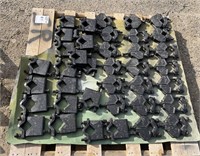 Pallet of Approx (40) Cultivator Clamps