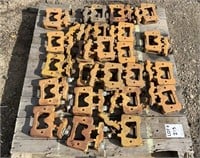 Pallet of Approx. (24) Cultivator Clamps