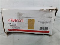 Universal 35260 Brown Kraft Clasp & Gummed Envelo
