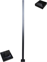 $70  3-Aluminum Post 2x2 Black - 5.58' High