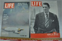 2 LIFE magazines, Dec. '47, April '66
