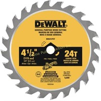 DEWALT ATOMIC 4-1/2" 24-T Circular Saw Blade