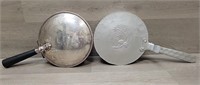 Crumb Holders: Aluminumware & a Silverplated