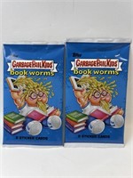 (2) Topps Garbage Pail Kids Book Worms Packs