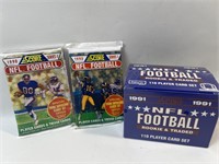 1991 Score Football Traded/Rookie Set;1990 Packs