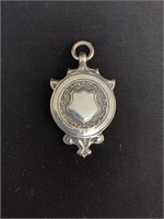 WWII Sterling Silver Pocket Watch Fob