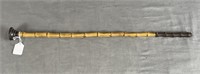 WWI Bamboo and Leather Swagger Stick