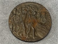 WWI 1915 Anti German Propaganda Medallion